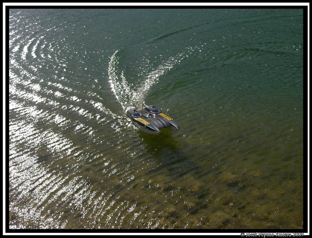 Tak to je moje první loď.