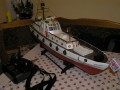 Moje ,po dlouhých letech,první lod´.Je skoro hotová,jen ještě pár drobných úprav a může na vodu.Možná není všechno perfektní,ale příště to snad bude lepší.